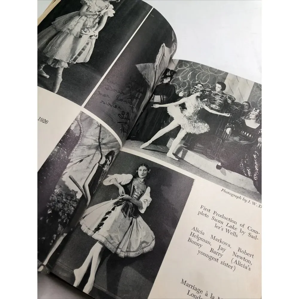 1953 First Edition ALICIA MARKOVA by Anton Dolin HC Illustrated Ex Library